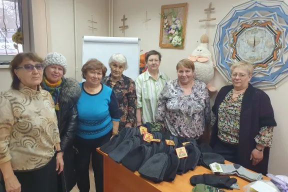 Командой волонтёров подготовлена посылка для наших бойцов.