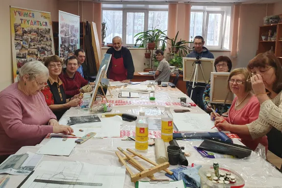 Студия живописи ВОИ в Ресурсном центре